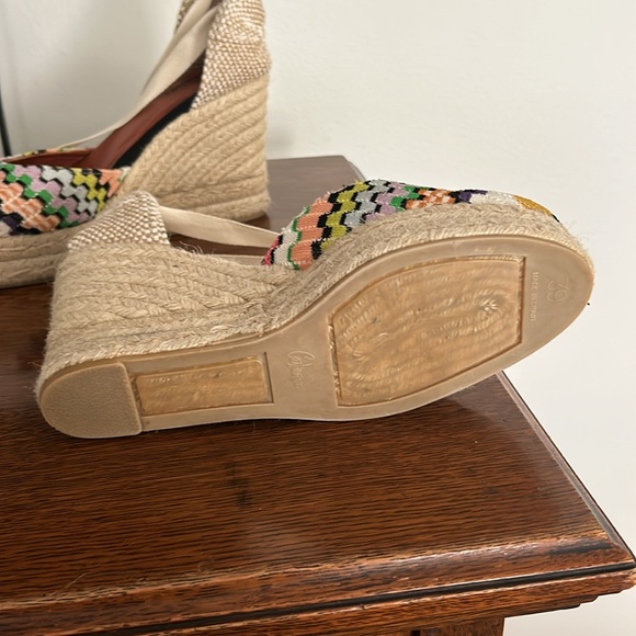Castañer x Missoni Carina Wedge Espadrilles Sz 39 - Picture 4 of 7
